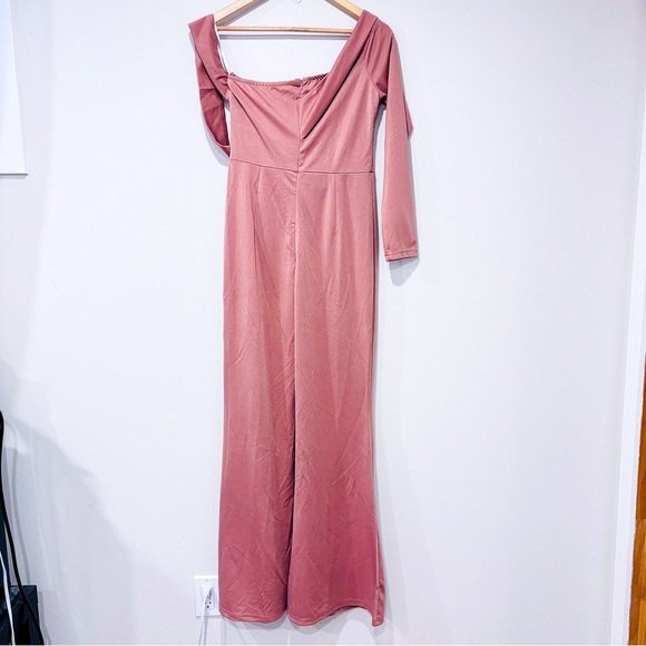 SHEIN Pink one-sleeve jumpsuit - Picture 7 of 7